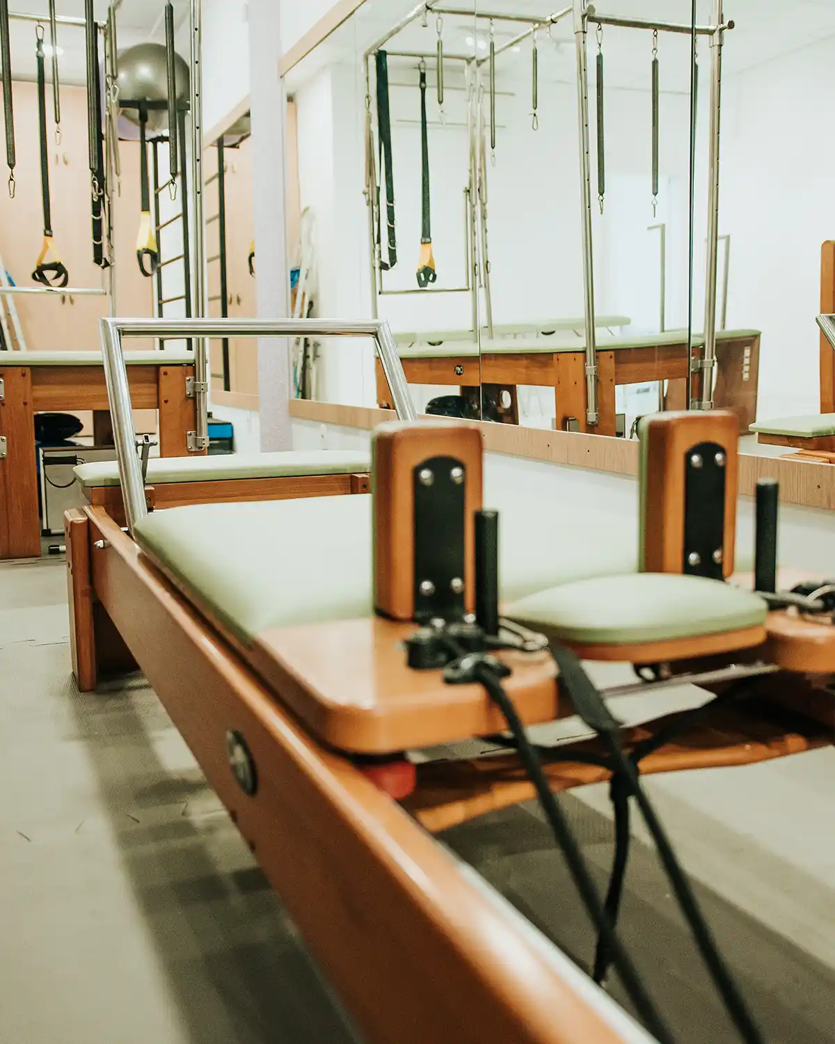 Aula de Pilates terapêutico na Clínica Essenza Rinascita